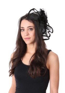Diadema de Fascinator negro