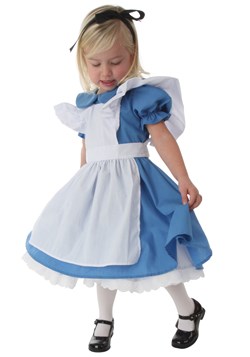 Disfraz de Alicia para niños pequeño deluxe 1