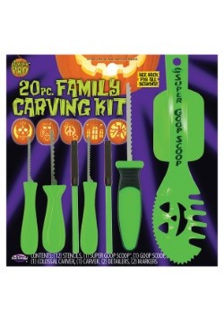Kit de tallado para calabaza familiar de 20 piezas