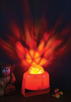 Calabaza en flameante con luz
