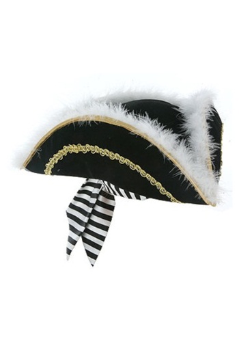 Sombrero de pirata de medianoche para mujer