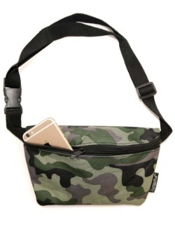 Cangurera con estampado de camuflaje Print Fidelity