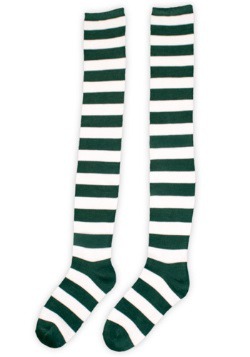 Calcetines de Munchkin verdes y blancos