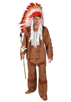 Disfraz de nativo americano deluxe para hombre talla extra