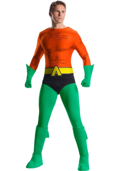 Disfraz de Aquaman premium hombre clásico