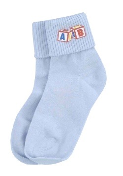 Calcetines para bebé azules