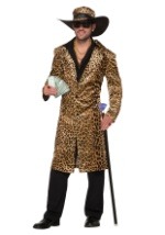 Disfraz de chulo estampado de leopardo para hombre