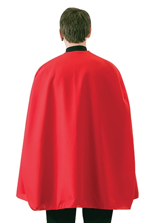 Capa de superhéroe roja para adulto
