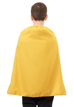 Capa de superhéroe amarilla para niños