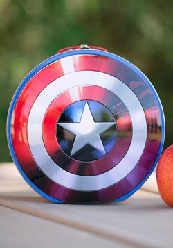 Marvel Capitán América Escudo en forma de caja de almuerzo d