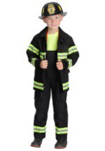 Disfraz de bombero negro para niño
