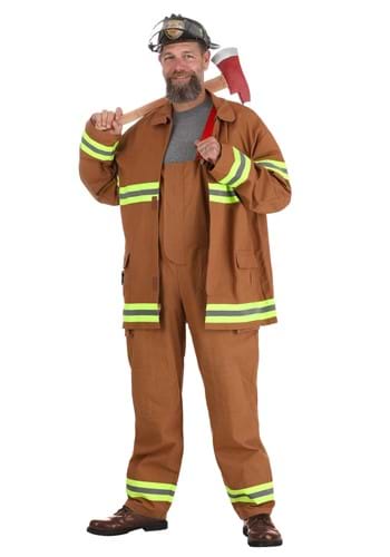 Disfraz de bombero vigilante BIGGYMONKEY™ para Tamaño L (175-180 CM)