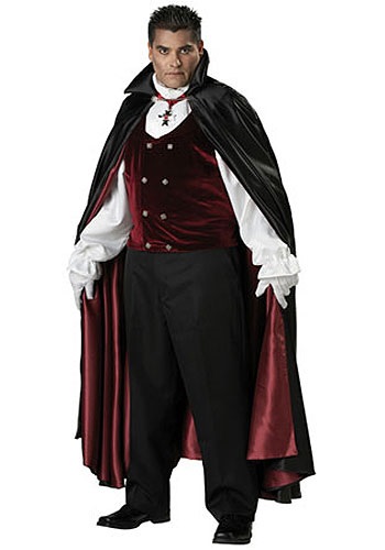 Disfraz de vampiro gótico talla extra
