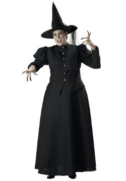 Disfraz de bruja negra talla extra