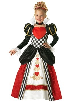 Disfraz infantil deluxe de Reina de Corazones