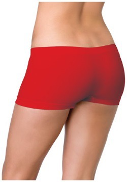Short rojo sin costuras