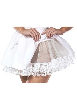 Enaguas de encaje blanco