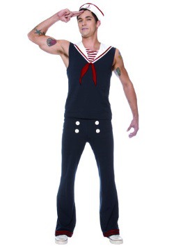 Disfraz de marinero Deckhand para hombre