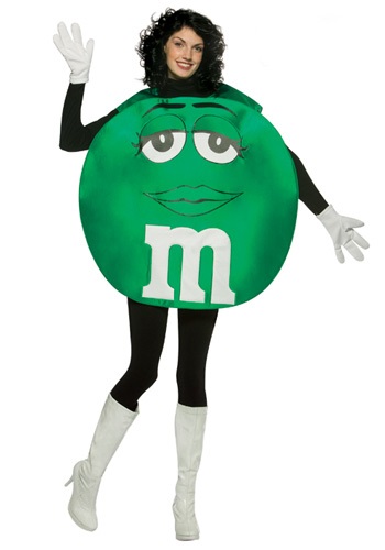 Disfraz de M&M verde