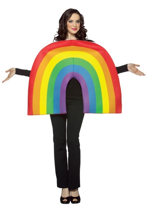 Disfraz de arco iris para adulto