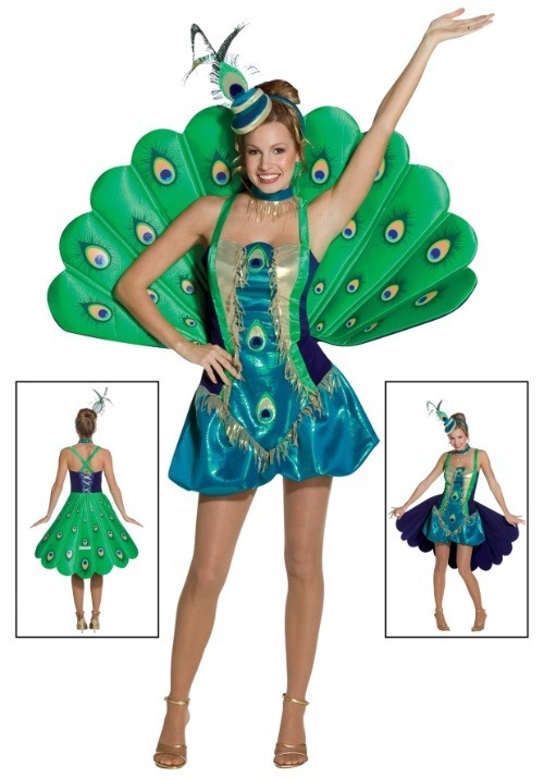 Disfraz Peacock Mujer