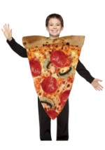 Disfraz de rebanada de pizza para niños