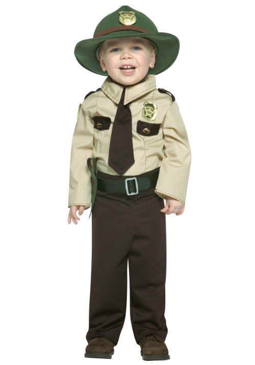 Disfraz de policía estatal para niños pequeños