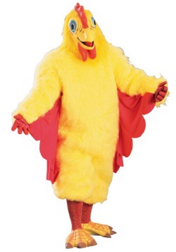 Disfraz de mascota pollo para adulto