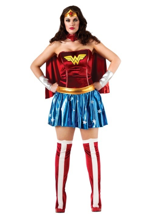 Disfraz de Wonder Woman talla extra