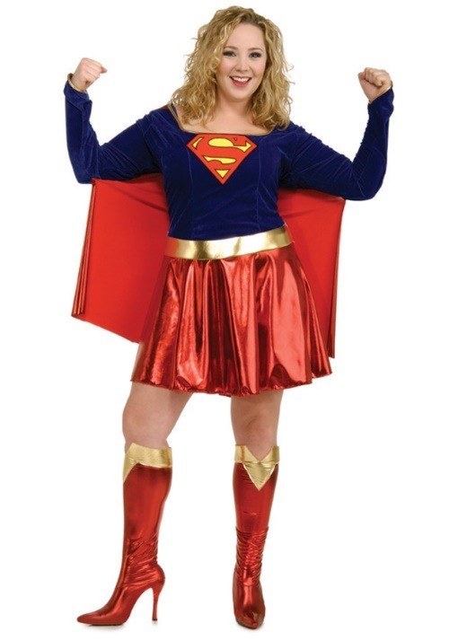 Disfraz de Supergirl para adulto talla extra