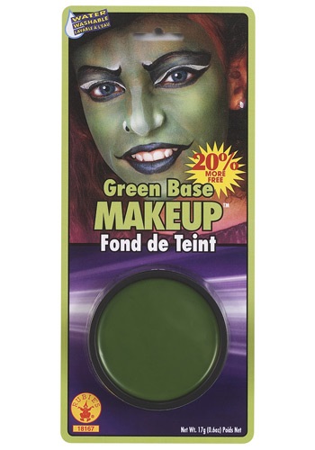 Maquillaje facial verde