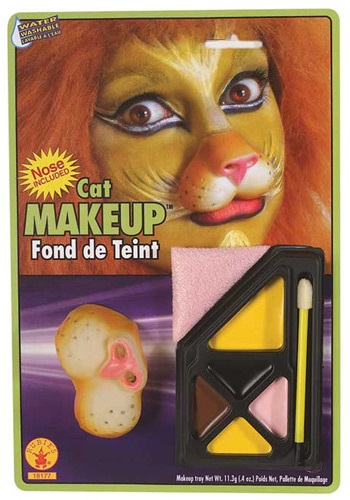Maquillaje facial de león