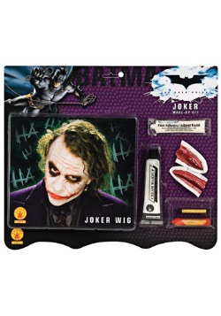 Kit de peluca y maquillaje deluxe para Joker