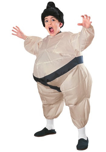 Disfraz de sumo inflable para niños