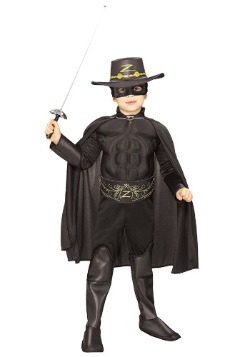 Disfraz de Zorro deluxe para niños