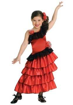 Disfraz de bailarina de flamenco para niñas