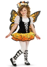 Disfraz de mariposa monarca para niños pequeños