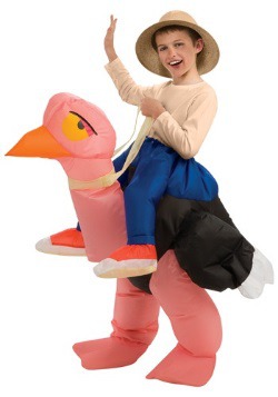 Disfraz de avestruz inflable para niños