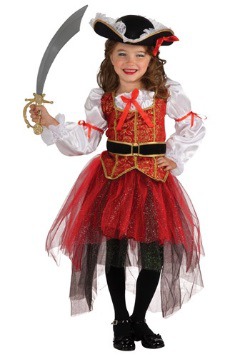 Disfraz princesa pirata de mar para niñas