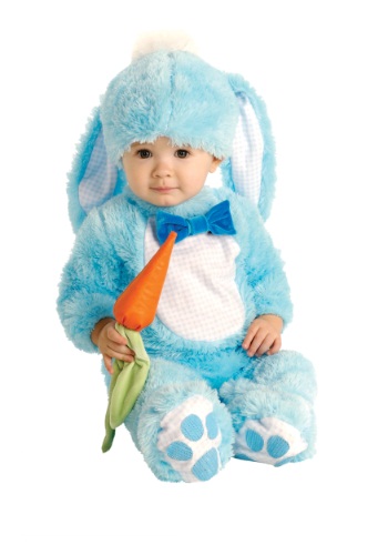 Disfraz de conejito azul bebé