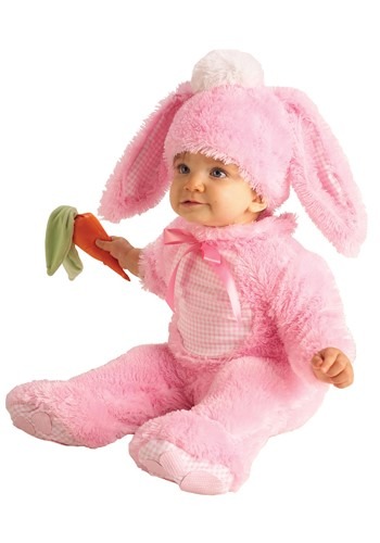 Disfraz de conejito rosa para bebé