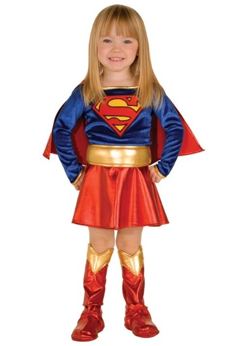 Disfraz de Supergirl para niños pequeños