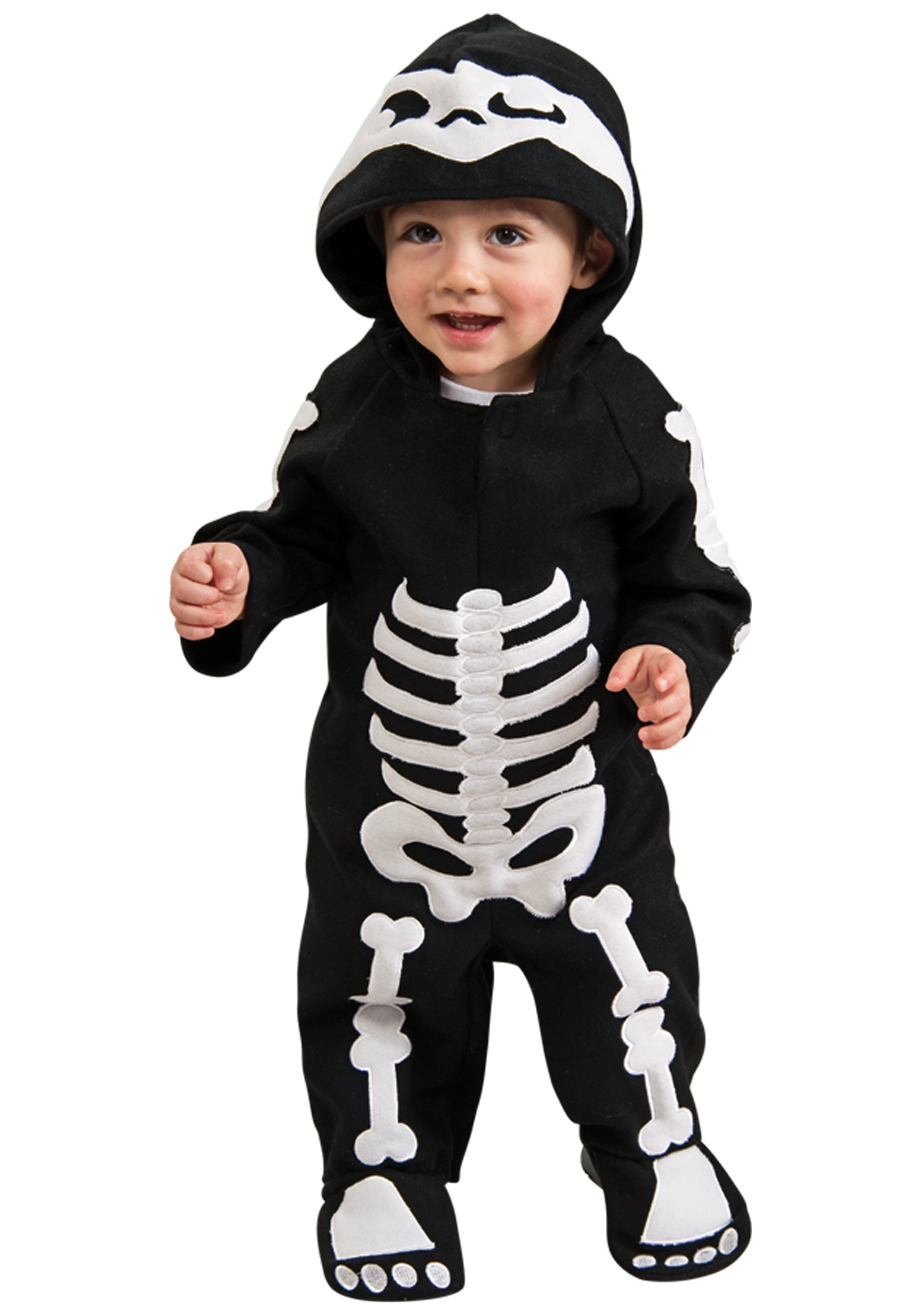 A través de condensador Salvaje Disfraz de esqueleto para bebé/niño pequeño