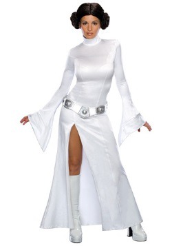 Vestido blanco de Princesa Leia para adulto