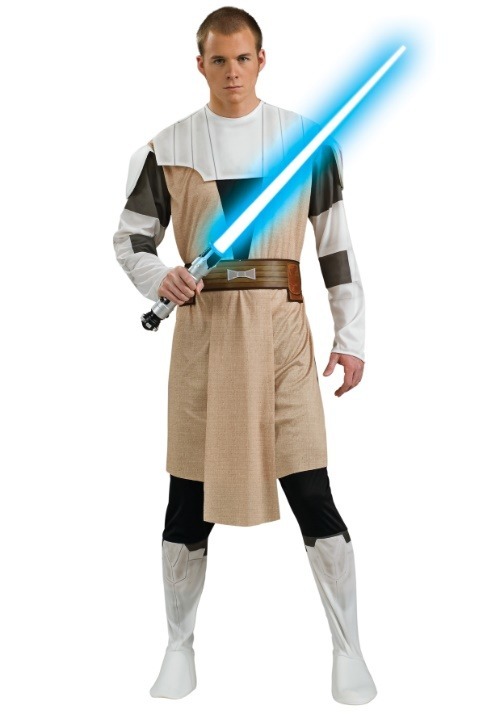 Disfraz de Obi Wan Kenobi de la Guerra de los Clones adulto