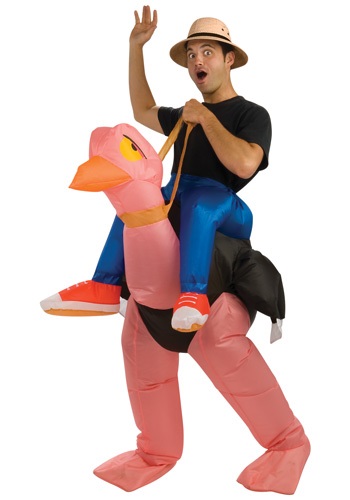 Disfraz de avestruz inflable para adulto